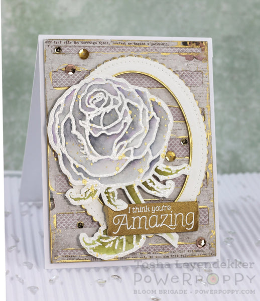 Vital Rose Digital Stamp Set