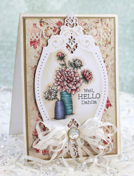 Well Hello Dahlia Digital Stamp Set