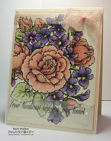 Flower Bomb Digital Stamp Set