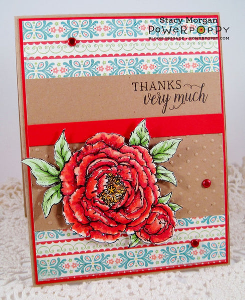 Tree Peony Digital Stamp Set