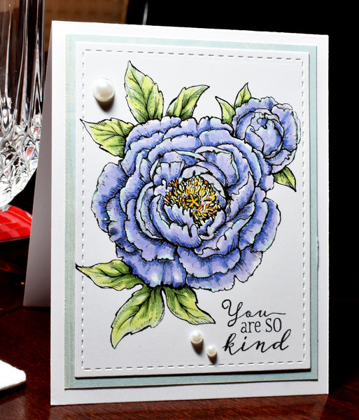 Tree Peony Digital Stamp Set