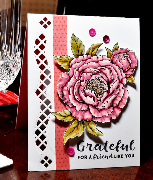 Tree Peony Digital Stamp Set