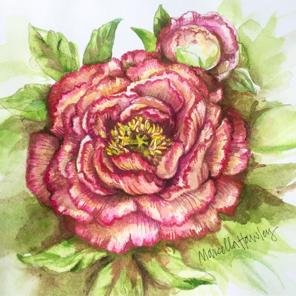 Tree Peony Digital Stamp Set