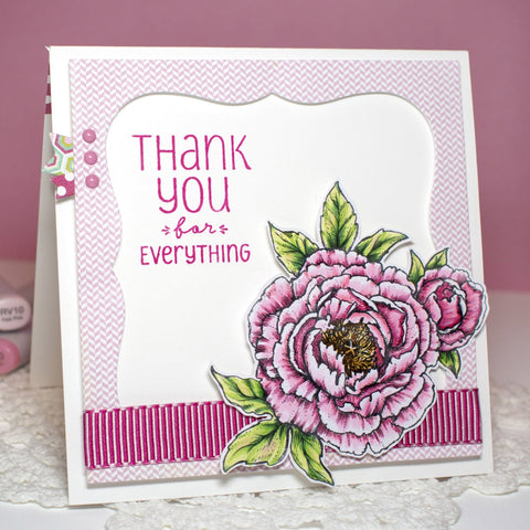 Tree Peony Digital Stamp Set