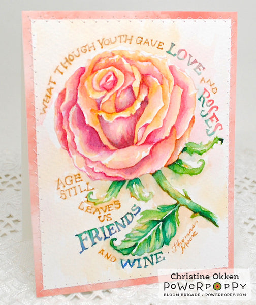 Vital Rose Digital Stamp Set