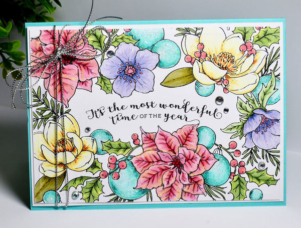 Winter Flora Digital Stamp Set