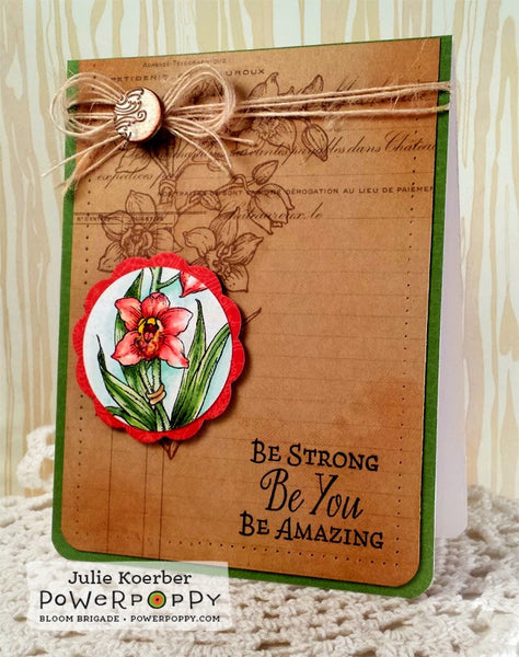 Orchids Rock Stamp Set