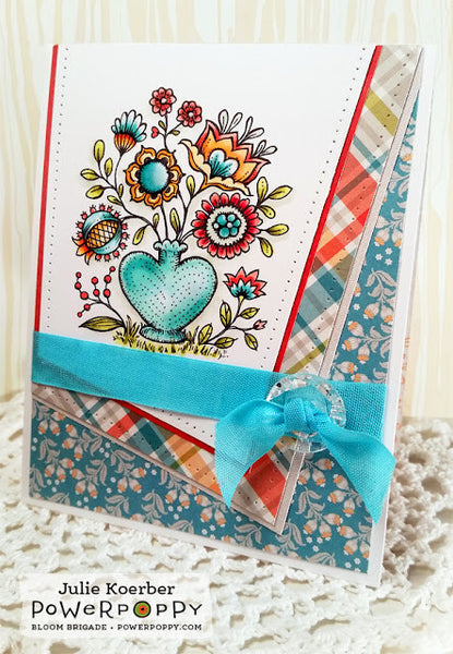 Folk Heart Stamp Set