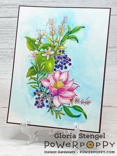 Healing Bouquet Digital Stamp Set