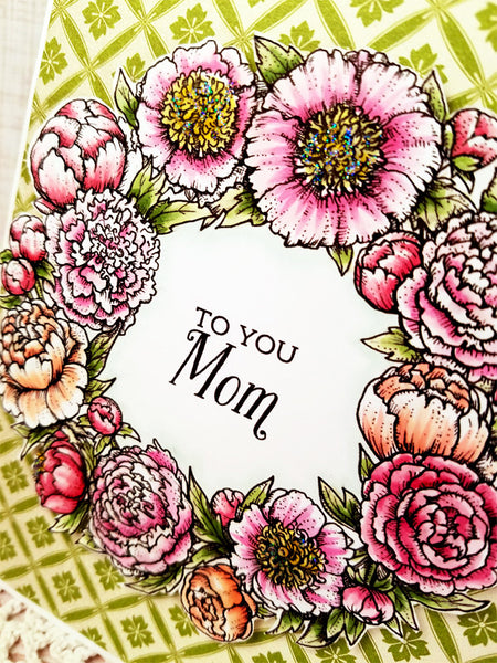 Peony Love Digital Stamp Set