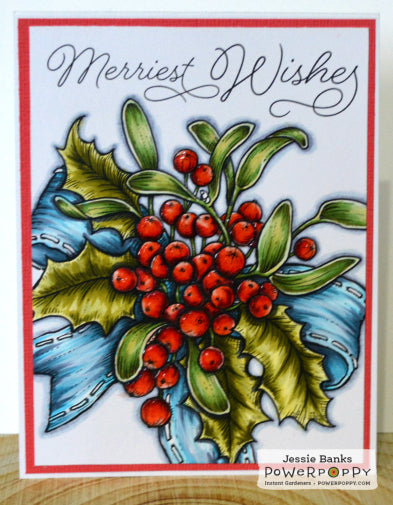 Merriest Berries Digital Stamp Set