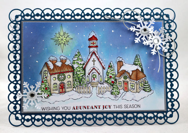 Glitter House Village Stamp Set