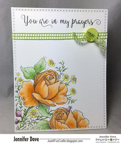 Rose and Chamomile Digital Stamp Set